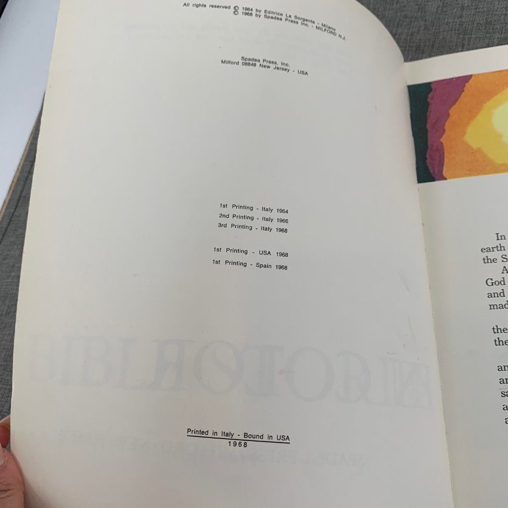 Vintage 1968 Bible Stories Spadea Press Inc - Picture 7 of 16